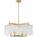 Canada LED 24 inch Brass Chandelier Ceiling Light